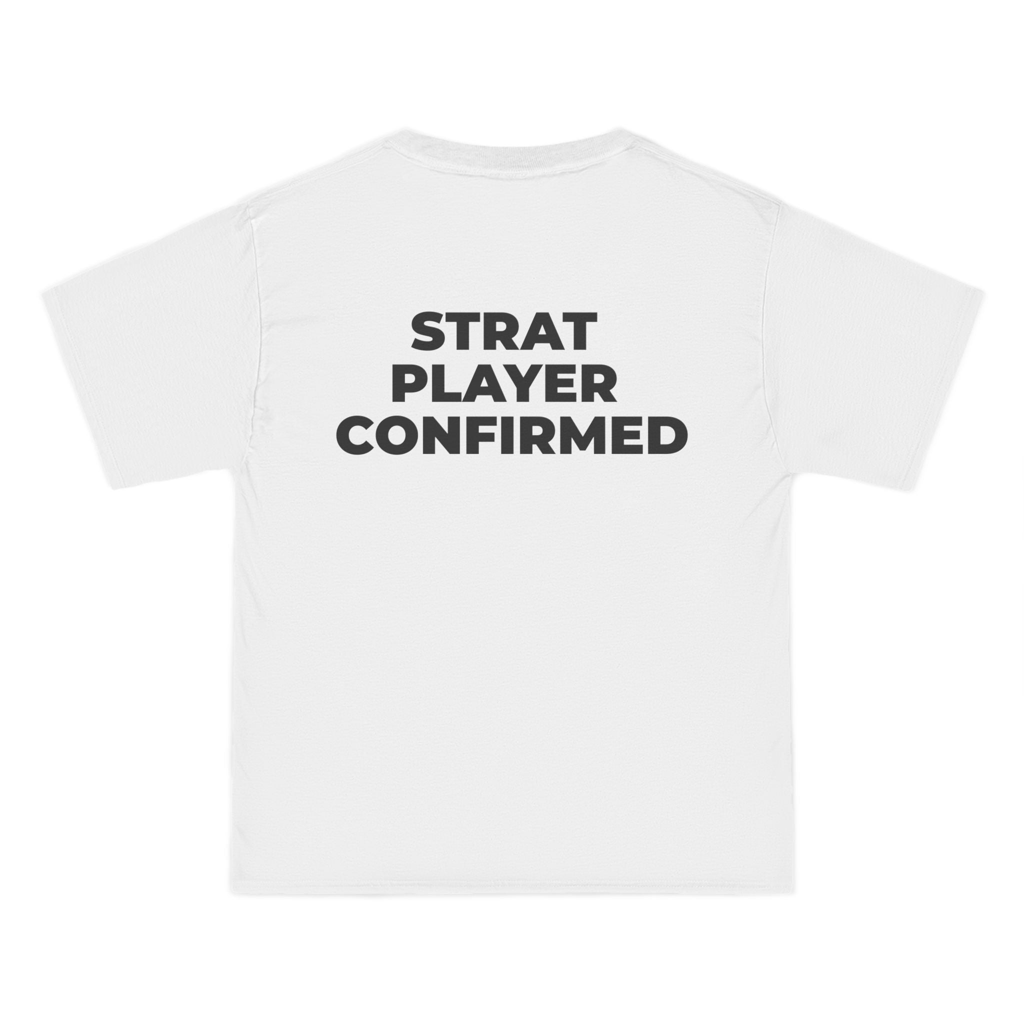 "STRAT PLAYER CONFIRMED"  back print