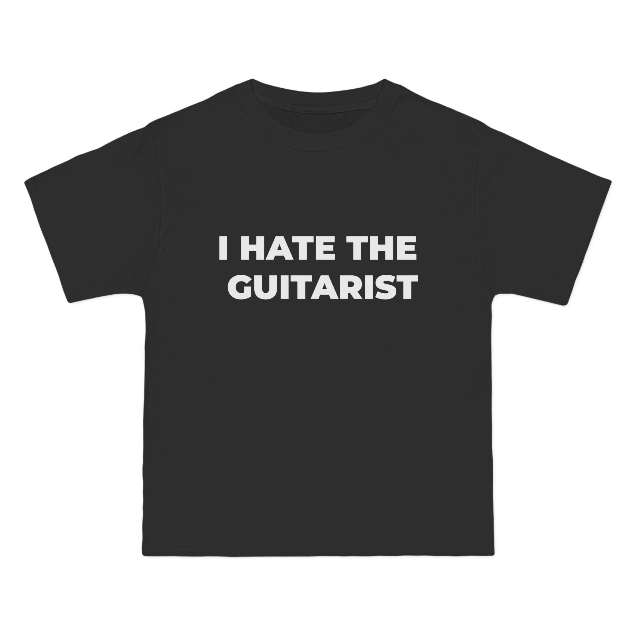 "I HATE THE GUITARIST"  front print