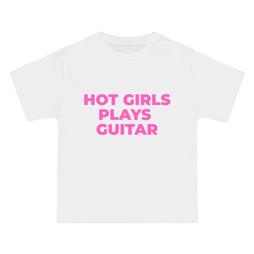 "HOT GIRLS PLAYS GUITAR" tee